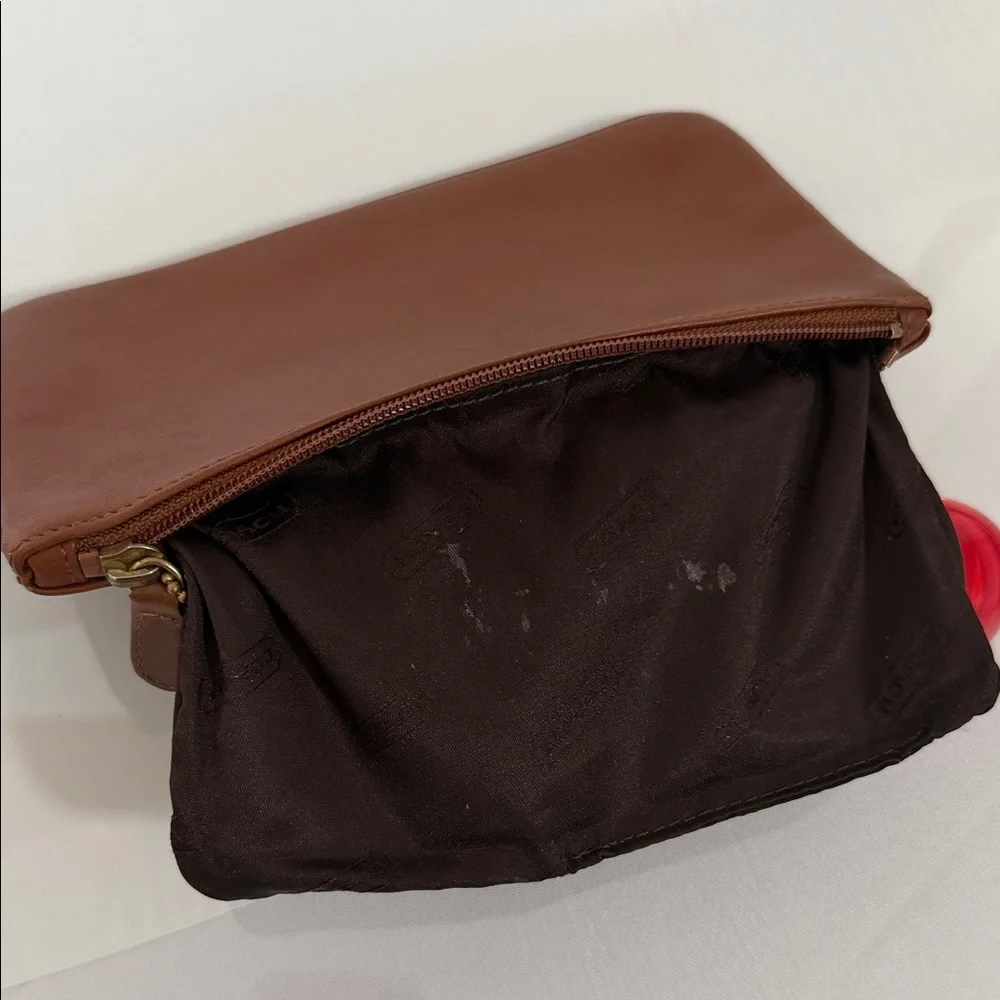 Coach Tan Leather Pouch - Picture 10 of 10